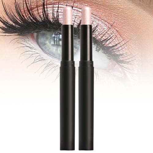 Eye Shadow Pen, Wasserfester Lidschattenstift Shimmer Cream Eyeshadow Pen Erstellen Sie glitzerndes Augen-Make-up, einfach zu verwenden (#2) von Kidmis