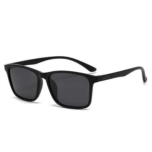 Kidmis Aluminium-Magnesium-Polarisations-Sonnenbrillen, Sonnenbrille Herren für Radfahren Fahren Angeln Klettern Sommer Outdoor Mode Leichtgewicht Urlaub Reisen Sonnen (Schwarz) von Kidmis