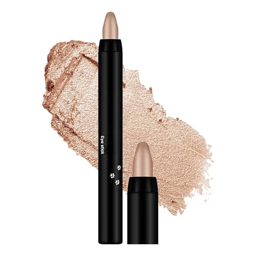 Wasserfester Glitzer-Lidschattenstift Make-up-Stift, 16 Colors Highlight Eyeshadow Pen Waterproof, Lidschatten Stift Crayon Lidschattenstift Shimmer Cream (#14) von Kidmis