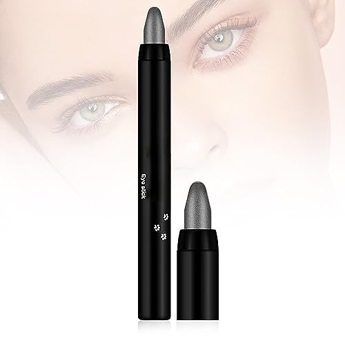 Wasserfester Glitzer-Lidschattenstift Make-up-Stift, 16 Colors Highlight Eyeshadow Pen Waterproof Glitter Eyeshadow Eyeliner Pen, Lidschatten Stift Crayon Lidschattenstift Shimmer Cream (#03) von Kidmis