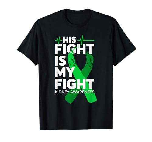 Nierenbewusstsein Green Ribbon Herren T-Shirt von Kidney Awareness Support Graphic Tees