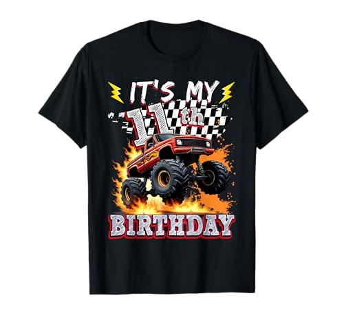 11 Year Old Boys Monster Truck It's My 11th Birthday Party T-Shirt 11 Year Old Boys Monster Truck It's My 11th Birthday Party T-Shirt von Kids 11th Birthday Monster Truck Outfit