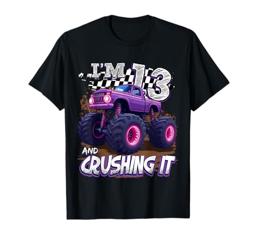 13 Year Old Boys Monster Truck It's My 13th Birthday Party T-Shirt 13 Year Old Boys Monster Truck It's My 13th Birthday Party T-Shirt von Kids 13th Birthday Monster Truck Outfit