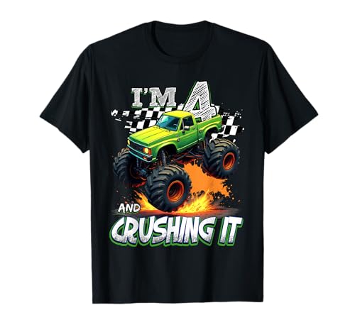 4 Year Old Boys Monster Truck It's My 4th Birthday Party T-Shirt 4 Year Old Boys Monster Truck It's My 4th Birthday Party T-Shirt von Kids 4th Birthday Monster Truck Outfit