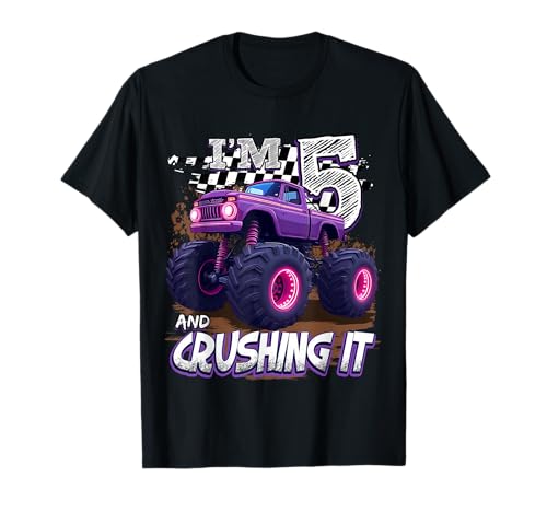 5 Year Old Boys Monster Truck It's My 5th Birthday Party T-Shirt 5 Year Old Boys Monster Truck It's My 5th Birthday Party T-Shirt von Kids 5th Birthday Monster Truck Outfit