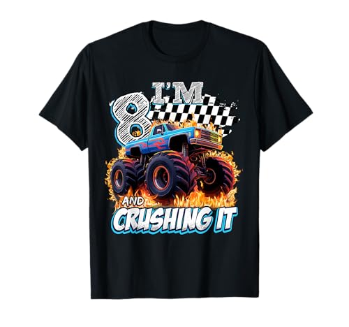 8 Year Old Boys Monster Truck It's My 8th Birthday Party T-Shirt 8 Year Old Boys Monster Truck It's My 8th Birthday Party T-Shirt von Kids 8th Birthday Monster Truck Outfit
