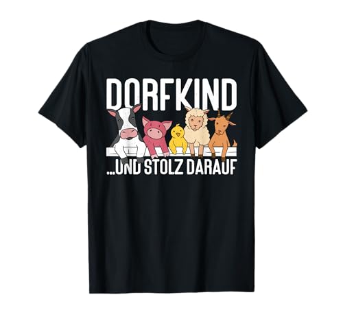 Dorfkind ...Und Stolz Darauf | Lustiges Landwirt Kinder T-Shirt Dorfkind ...Und Stolz Darauf | Lustiges Landwirt Kinder T-Shirt von Kids Bauer Jungen Landwirt Geschenke Für Kinder