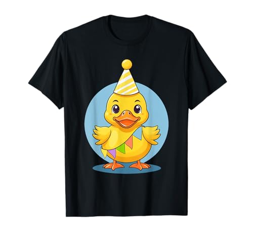 Niedliche Geburtstags-Ente für Mädchen und Jungen, Kinder, Kleinkinder, Gummi-Enten-Liebhaber T-Shirt Niedliche Geburtstags-Ente für Mädchen und Jungen, Kinder, Kleinkinder, Gummi-Enten-Liebhaber T-Shirt von Kids Birthday Duck Crew Gear