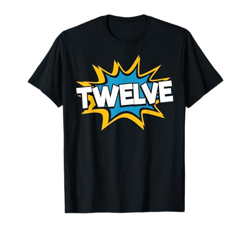 12. Geburtstag von Jungen oder Mädchen, 12 Jahre alt, Turning Twelve T-Shirt 12. Geburtstag von Jungen oder Mädchen, 12 Jahre alt, Turning Twelve T-Shirt von Kids Birthday Number Collection