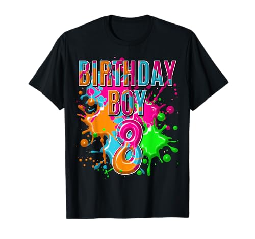 8. Geburtstag Happy Birthday Boy 8 Jahre alt T-Shirt 8. Geburtstag Happy Birthday Boy 8 Jahre alt T-Shirt von Kids Birthday Party, Kids Birthday Gifts Co.