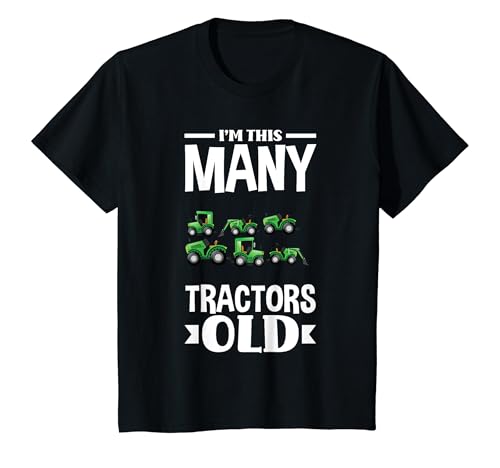 Kinder 6. Geburtstag 6 Jahre Geburtstag Bauernhof Traktor Geburtstag T-Shirt Kinder 6. Geburtstag 6 Jahre Geburtstag Bauernhof Traktor Geburtstag T-Shirt von Kids Birthday Shirts Tractor Farmer Birthday Gifts