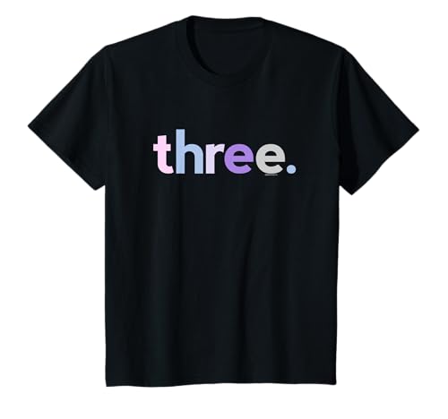 3rd Birthday Shirt Girl 3 Three Year Old | Age 3 Party Ideas T-Shirt von Kids Birthday Shirts by alphabet lab