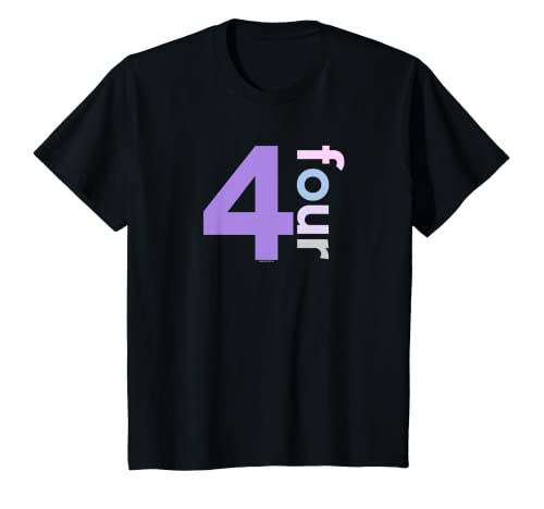 Kinder 4th Birthday Shirt Girl 4 Four Year Old | Ideas Party Age 4 T-Shirt von Kids Birthday Shirts by alphabet lab