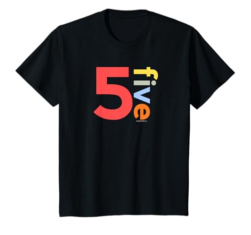 Kinder 5th Birthday Shirt Boy 5 | Age 5 Five Year Old Party Ideas T-Shirt von Kids Birthday Shirts by alphabet lab