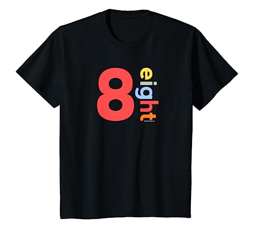 Kinder 8th Birthday Shirt Boy 8 Year Old Eight | Age 8 Party Ideas T-Shirt von Kids Birthday Shirts by alphabet lab