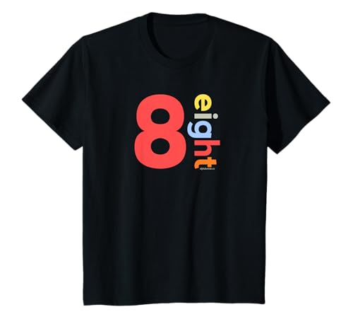 Kinder 8th Birthday Shirt Boy 8 Year Old Eight | Age 8 Party Ideas T-Shirt von Kids Birthday Shirts by alphabet lab