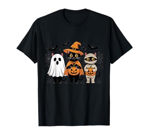 Lustige Schwarze Katzen Geist Mama Halloween Kostüm Jungen Mädchen T-Shirt Lustige Schwarze Katzen Geist Mama Halloween Kostüm Jungen Mädchen T-Shirt von Kids Black Cats Halloween Toddler Tee