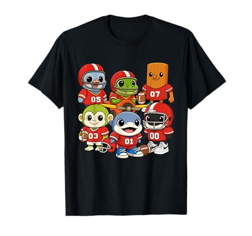 Baby Animals AI Generated Brainrot Cute Los Dicen Fußball T-Shirt Baby Animals AI Generated Brainrot Cute Los Dicen Fußball T-Shirt von Kids Boys Football Brainrot