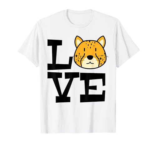 LOVE Cheetahs Shirt | Gepardenliebhaber Shirt | Kinder Gepard T-Shirt LOVE Cheetahs Shirt | Gepardenliebhaber Shirt | Kinder Gepard T-Shirt von Kids Cheetah Shirts for Cheetah Lovers