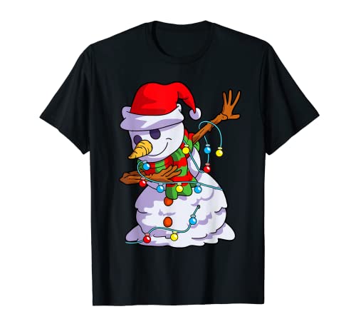 Christmas Dabbing Snowman Kids Girls Boys Matching Family T-Shirt Christmas Dabbing Snowman Kids Girls Boys Matching Family T-Shirt von Kids Christmas TShirts For Boys Girls Dab Snowman
