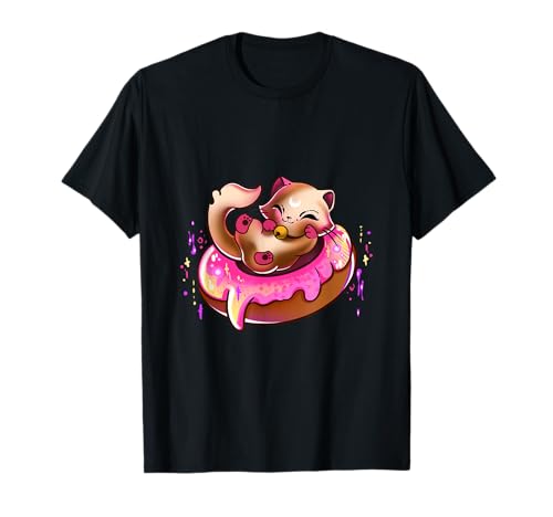 Kätzchen mit Donut, Mädchen, Kinder, Kawaii Kult T-Shirt Kätzchen mit Donut, Mädchen, Kinder, Kawaii Kult T-Shirt von Kids Designs by Content Design Studio