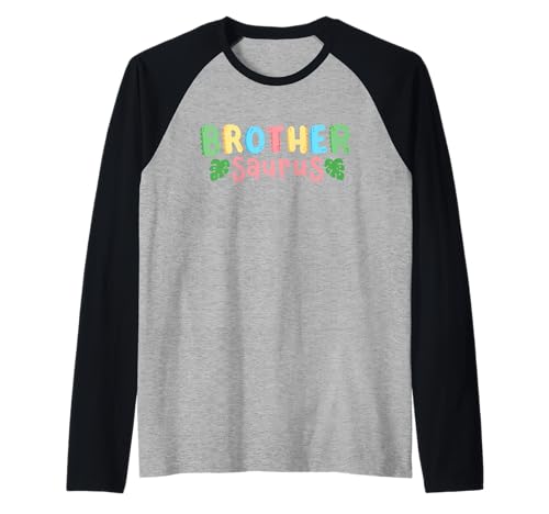 Brother Saurus Kinder Dinosaurier Geburtstag Party Familie Matching Raglan von Kids Dinosaur Birthday Party Squad Outfit