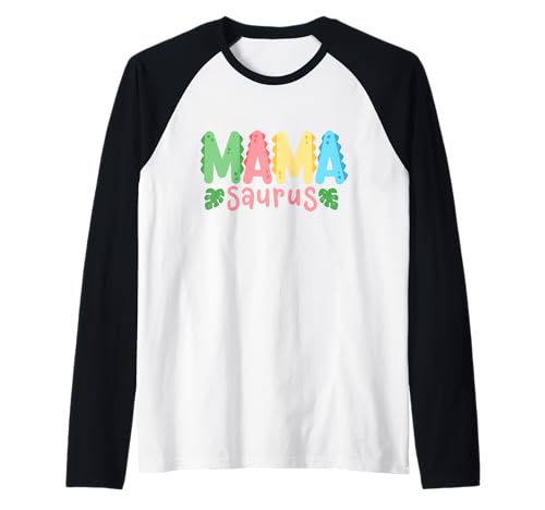Mama Saurus Kinder Dinosaurier Geburtstag Party Familie Matching Raglan von Kids Dinosaur Birthday Party Squad Outfit