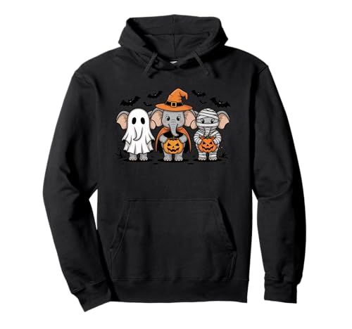 Lustiges Elefant Geist Hexe Mama Halloween Kostüm Jungen Mädchen Pullover Hoodie Lustiges Elefant Geist Hexe Mama Halloween Kostüm Jungen Mädchen Pullover Hoodie von Kids Elephant Halloween Toddler Tee