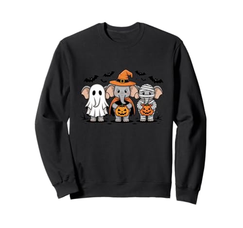 Lustiges Elefant Geist Hexe Mama Halloween Kostüm Jungen Mädchen Sweatshirt Lustiges Elefant Geist Hexe Mama Halloween Kostüm Jungen Mädchen Sweatshirt von Kids Elephant Halloween Toddler Tee