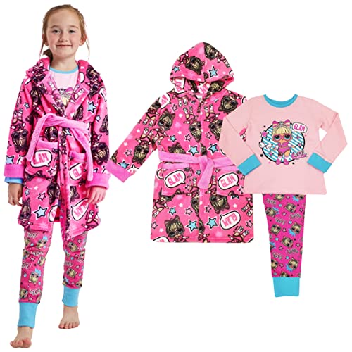 LOL Surprise Schlafanzug und Morgenmantel für Mädchen, Lol Robe & Pyjamas Set, 9-10 Jahre von Kids Essentials