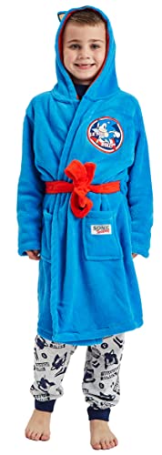 Sonic the Hedgehog Bademantel für Jungen, Gamer, Sonic – Robe, 104 von Kids Essentials