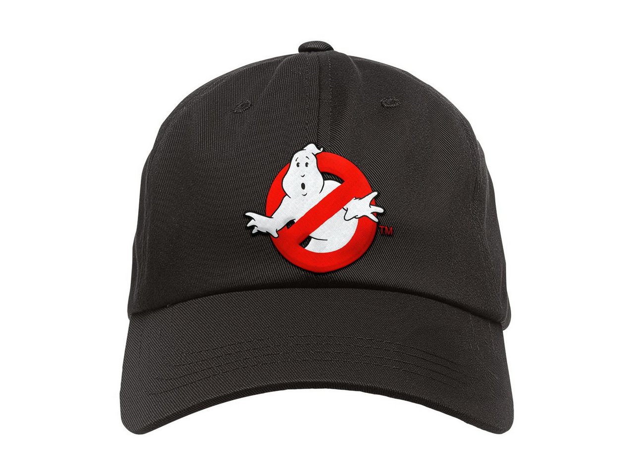 Kids-Fanshop Baseball Cap mit Ghostbusters (Logo) Stick für Kinder (1-15 J) Druckknopf zum einfachen lösen und einstellen von Kids-Fanshop