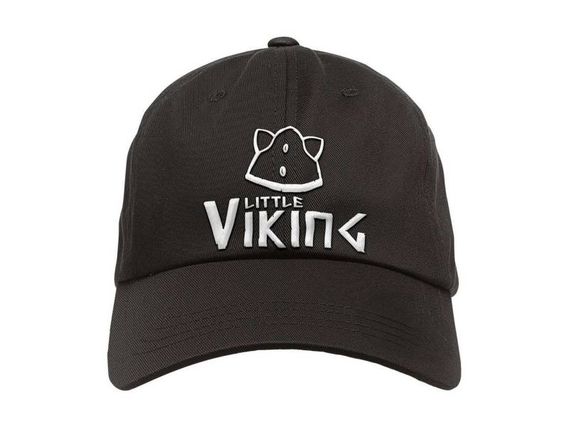 Kids-Fanshop Baseball Cap mit Little Viking Stick für Kinder (1-15 J) Druckknopf zum einfachen lösen und einstellen von Kids-Fanshop