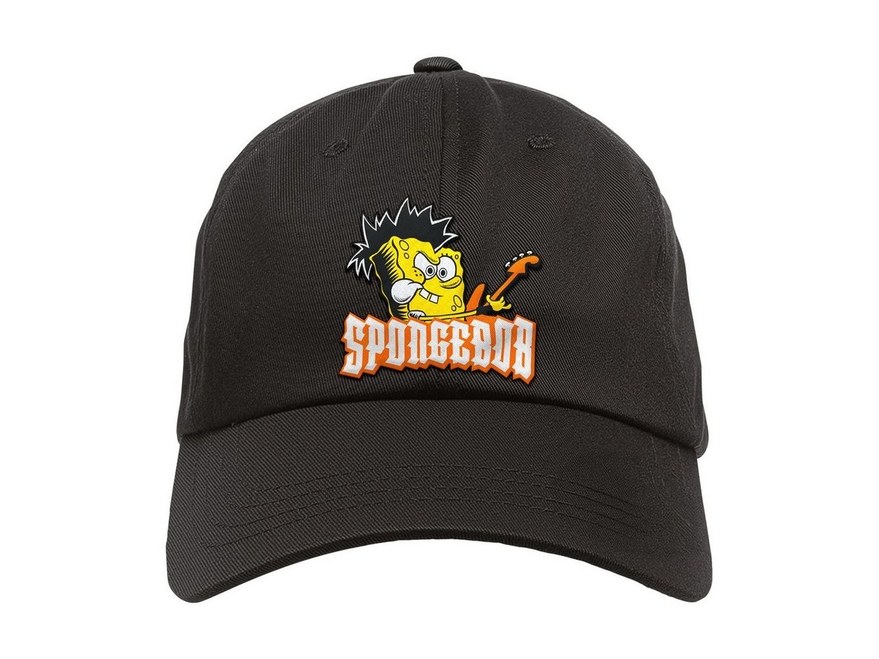 Kids-Fanshop Baseball Cap mit Spongebob (Rocks) Stick für Kinder (1-15 J) Druckknopf zum einfachen lösen und einstellen von Kids-Fanshop