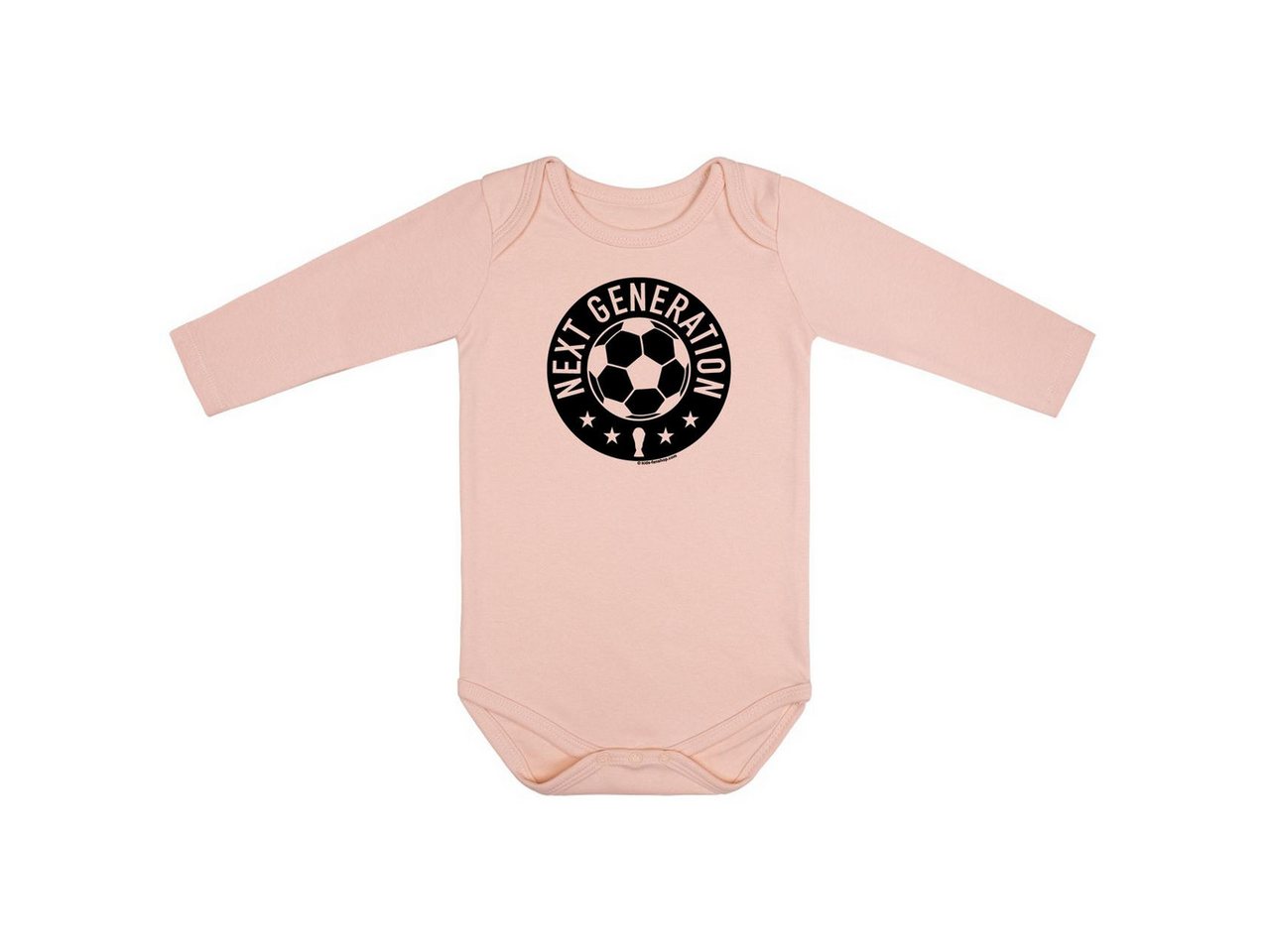 Kids-Fanshop Langarmbody mit Fussball (Next Generation) Aufdruck für Babys (0–24 M) von Kids-Fanshop