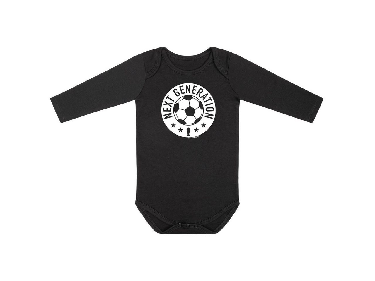 Kids-Fanshop Langarmbody mit Fussball (Next Generation) Aufdruck für Babys (0–24 M) von Kids-Fanshop