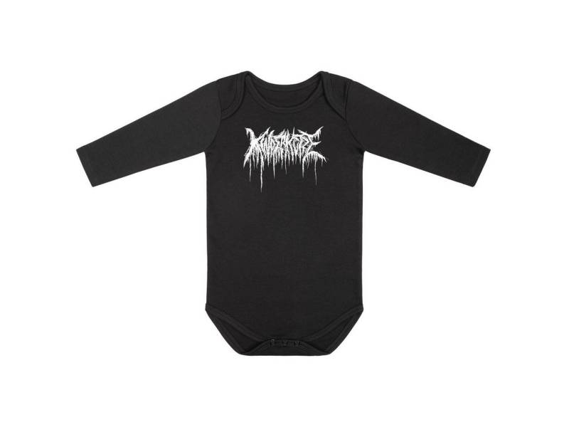 Metal Kids Langarmbody mit Kinderkotze Aufdruck für Babys (0–24 M) von Metal Kids