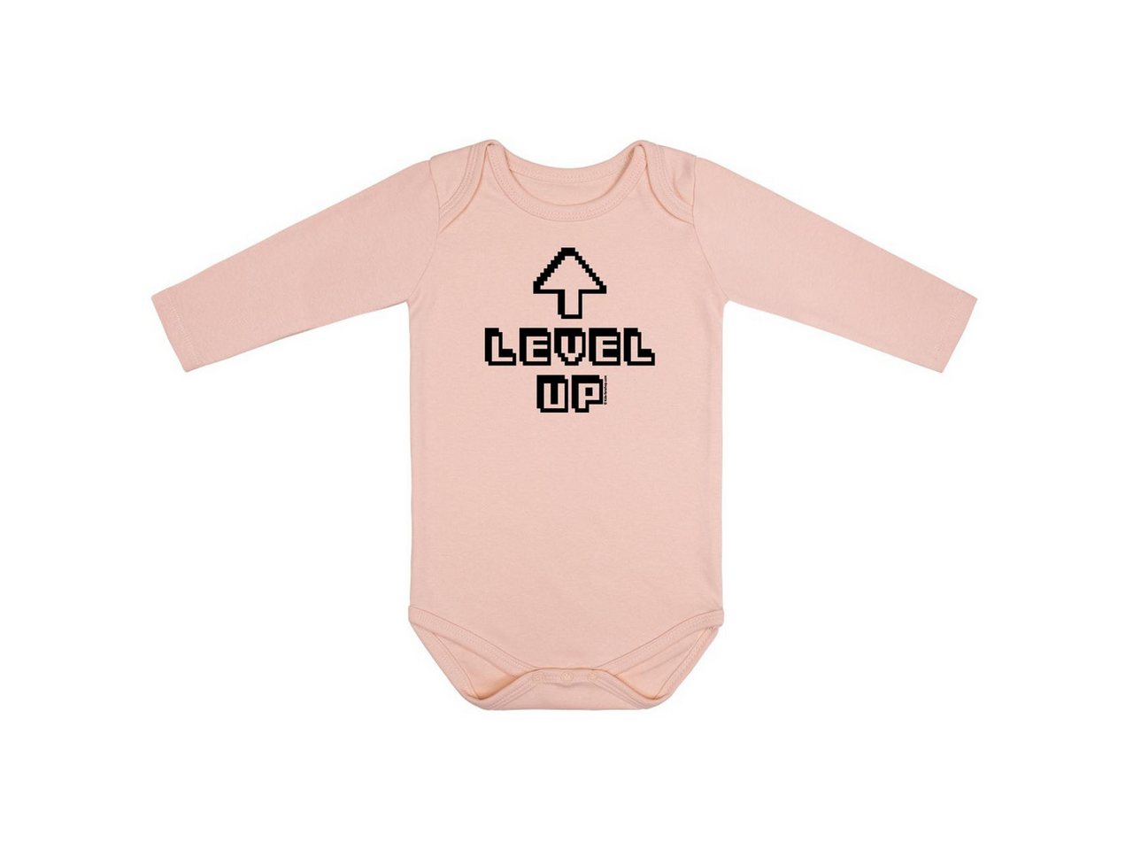 Kids-Fanshop Langarmbody mit Level Up Aufdruck für Babys (0–24 M) von Kids-Fanshop