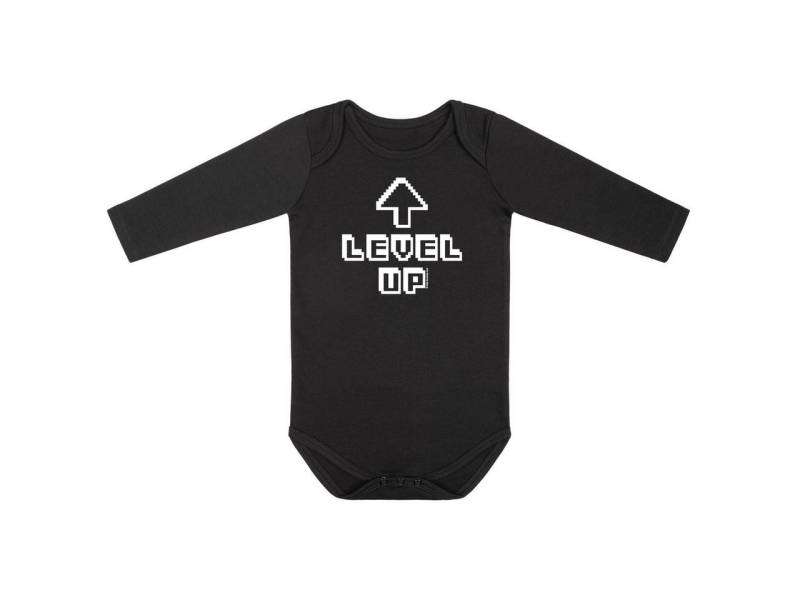 Kids-Fanshop Langarmbody mit Level Up Aufdruck für Babys (0–24 M) von Kids-Fanshop