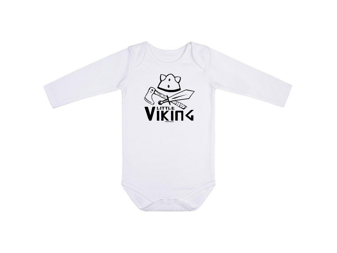 Kids-Fanshop Langarmbody mit Little Viking Aufdruck für Babys (0–24 M) von Kids-Fanshop