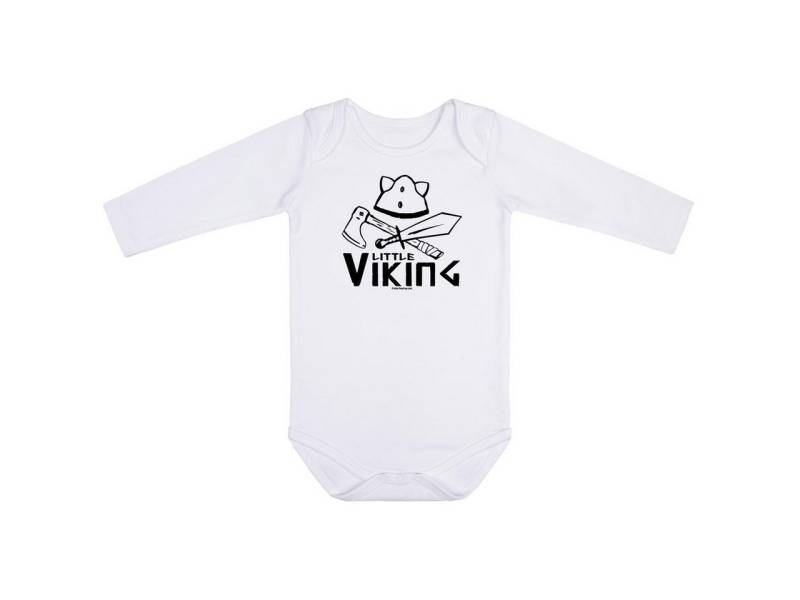 Kids-Fanshop Langarmbody mit Little Viking Aufdruck für Babys (0–24 M) von Kids-Fanshop