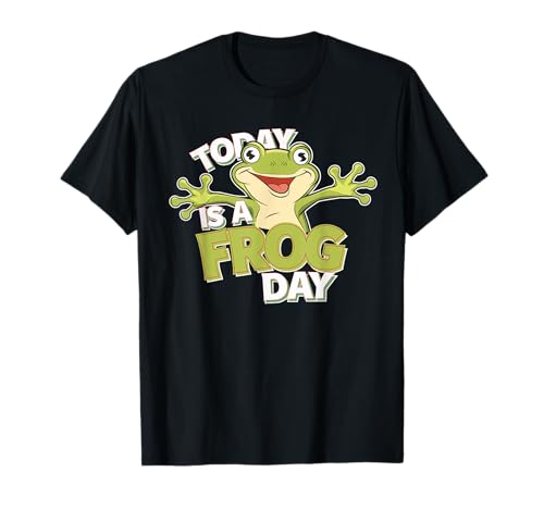 Kinder Today is a Frog Day T-Shirt | Kinder Frosch T-Shirt Kinder Today is a Frog Day T-Shirt | Kinder Frosch T-Shirt von Kids Frog Shirts for Frog Lovers