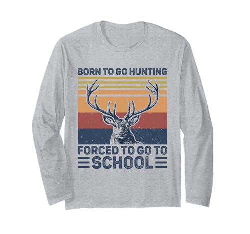 Funny Born to Go Jagd Hirsch Jagd Jäger Jungen Kinder Langarmshirt Funny Born to Go Jagd Hirsch Jagd Jäger Jungen Kinder Langarmshirt von Kids Funny Deer Fuishing Shirt