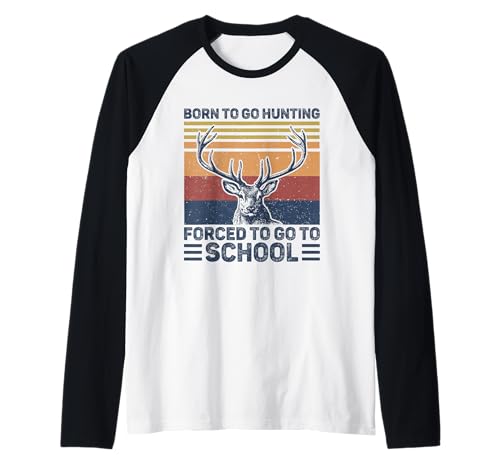 Funny Born to Go Jagd Hirsch Jagd Jäger Jungen Kinder Raglan Funny Born to Go Jagd Hirsch Jagd Jäger Jungen Kinder Raglan von Kids Funny Deer Fuishing Shirt
