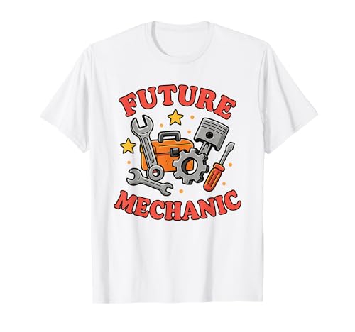 Future Mechanic Junior, Garagenbauer, Werkzeugliebhaber, Karriere für Kinder T-Shirt Future Mechanic Junior, Garagenbauer, Werkzeugliebhaber, Karriere für Kinder T-Shirt von Kids Garage Builder Future Mechanic Career Wear