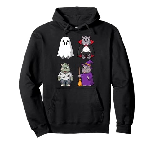 Funny Hippo Ghost Witch Zombie Halloween Costume Boys Girls Pullover Hoodie Funny Hippo Ghost Witch Zombie Halloween Costume Boys Girls Pullover Hoodie von Kids Hippo Halloween Funny Hippo Tee