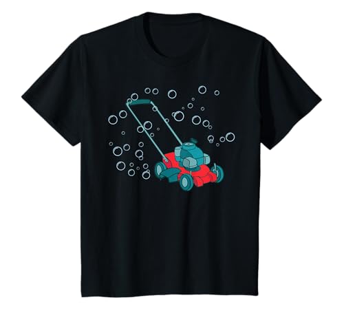 Rasenmäher Kids Bubble Mower T-Shirt von Kids Lawn Mower Apparel For Toddlers