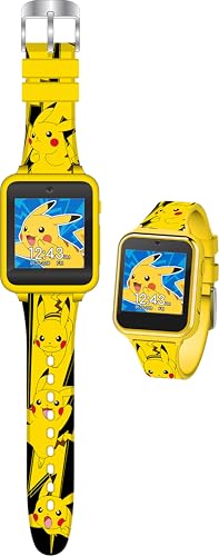 KIDS EUROSWAN Interaktive Uhr für Kinder Pokémon Gelb von Kids Licensing