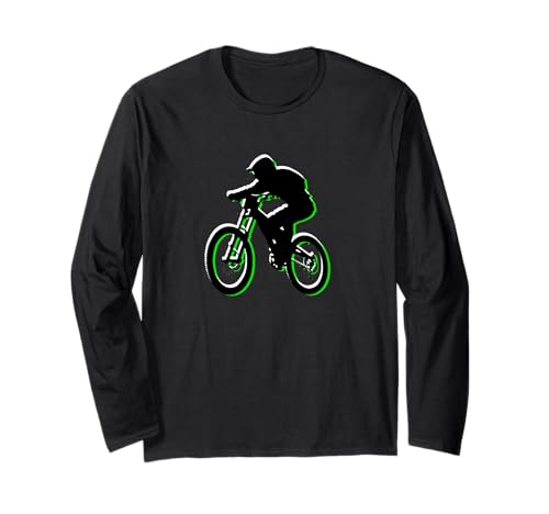 Mountainbike MTB Downhill Biking Radfahren Biker Jungen Kinder Langarmshirt Mountainbike MTB Downhill Biking Radfahren Biker Jungen Kinder Langarmshirt von Kids MTB Tees