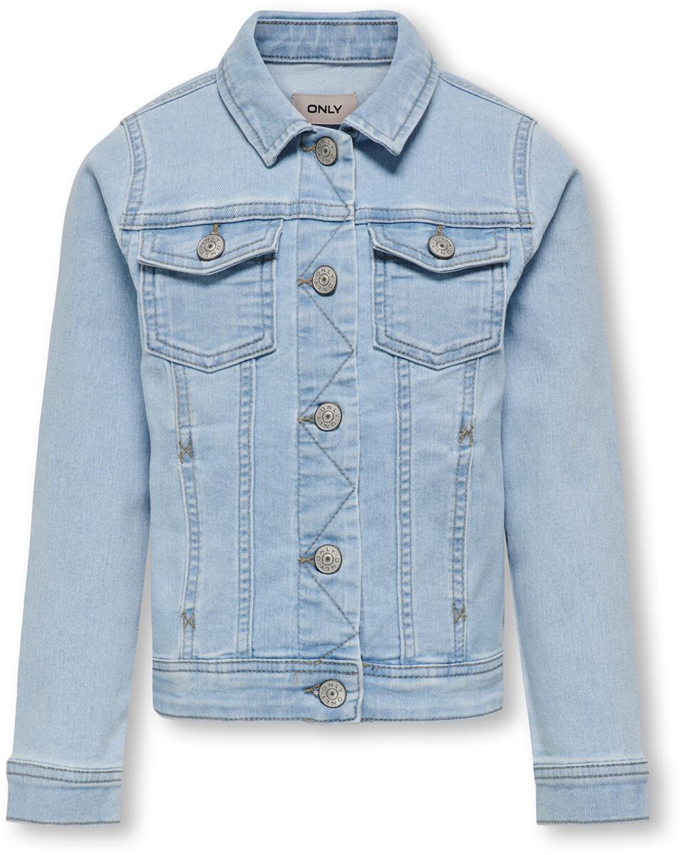 Kids ONLY Jacke - Konsara Light Blue DNM Jacket NOOS - 140 bis 164 - für Mädchen - Größe 164 - hellblau von Kids ONLY